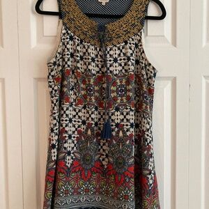 En Crème bohemian mini-dress or top